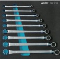 Assortiment d'outils pour servante 163-101/ 9 Jeu de Clés polygonales doubles 9 pièces Hazet