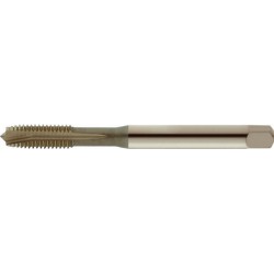 Taraud machine pour trous débouchants, DIN 371, sans revêtement, Filetage : M4, Pas 0,7 mm, Long. totale 63 mm, queue Ø 4,5 mm