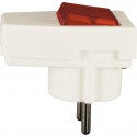 Schuko-Prise avec lampe controle blanc