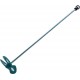 Vrille malaxeur plastique tete 60MM, PETROL
