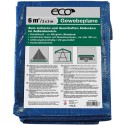 Bache 48 qm 6x8 m, bleu/vert