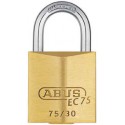 Cadenas en laiton avec clé réversible EC 7530mm