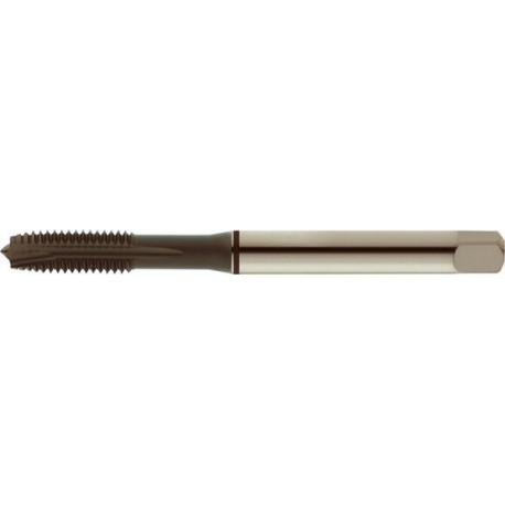 Taraud mécanique pour trous débouchants, revêtement TiAIN, DIN 371 B, Filetage M5, Pas 0,8 mm, Long. totale : 70 mm, queue Ø 6,0 mm