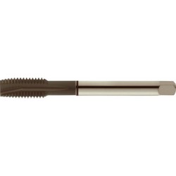 Taraud mécanique pour trous débouchants, revêtement TiAIN, DIN 376 B, Filetage M12, Pas 1,75 mm, Long. totale : 110 mm, queue Ø 9,0 mm