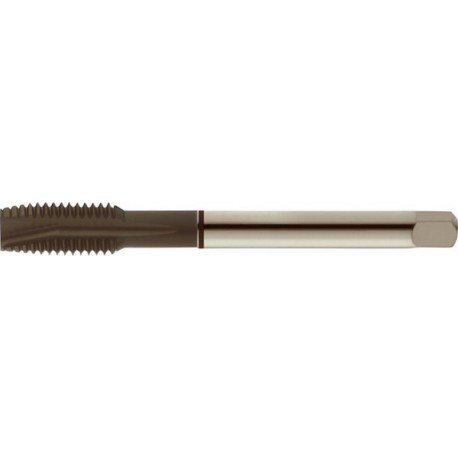 Taraud mécanique pour trous débouchants, revêtement TiAIN, DIN 376 B, Filetage M16, Pas 2,0 mm, Long. totale : 110 mm, queue Ø 12,0 mm