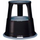Tabouret marchepied mobile Metal noir