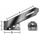Moraillon porte cadenas avec oeillet 125X38mm Nr. 21180Z (Par 10)