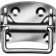 Poignée acier 100x80 mm Acier inoxidable (Par 5)