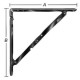 Equerre blanc 200X200mm Nr. 151200LW (Par 2)