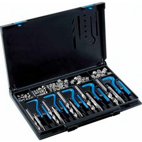 Kit de réparation des filets V-Coil, Contenu : M6 x 1,0 M8 x 1,25 M10 x 1,5, Filets rapportés 25 25 25 pièce