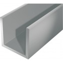 Alu-U-Profil 2000/12x10mm argent