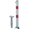 Poteau KLAPPY-BO 70x70 mm Dreik. Einbet.