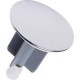 Sanitop-Wingenroth Bouchon – Chromé – Bonde de lavabo en métal – Bouchon d'évier – 64 mm