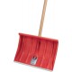 Racloir chasse neige plastique 50cm avec manche