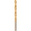 Foret hélicoïdal avec queue cylindrique, en acier à coupe rapide, type N, DIN 338, surface avec revêtement TiN, Ø h8 : 1,20 mm, Long. totale 38 mm