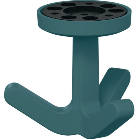 Crochet triple Ser.477 mat,élastique 55 bleu aqua H.69mm D.51mm HEWI