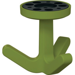 Crochet triple Ser.477 mat,élastique 74 vert pomme H.69mm D.51mm HEWI