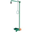 Douche d'urgence ClassicLine avec deux pommeaux de douche, raccord femelle 3/4 FF pouces B-SAFETY