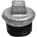 Bouchon tuyau eau galva 3/4"