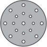 Disque abrasif PS 22 K GLS 51 150mm K.120 p.HO/métal corindon (Par 50)