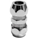 Double Raccord a compression 10 mm