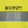 Veste de pilote multi-normes HERIBERT taille XL jaune vif SAFESTYLE