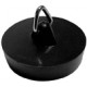 Bouchon bonde evier Caoutchouc 43,5 mm