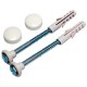 WC fixation blanc
