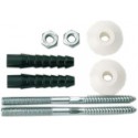 Waschtisch-Befestigungen Kompl.-Set M10x140mm