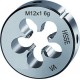 Filière métrique à pas fin, HSS-E, Filetage : M8, Pas 0,75 mm, Ø extérieur x hauteur 25 x 9 mm