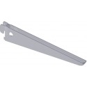 Equerre support en U 10201 L.270mm par support 50kg STA blanc avec trou de suspension ELEMENT SYSTEM (Par 20)