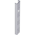 Rails muraux argent 2 rangés. 1500mm