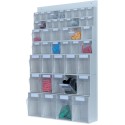 MS-Set de stockage 2x6,2x9 PS,gl.klar,gris clair