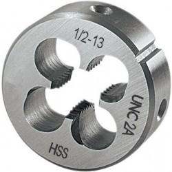 Filière, UNC, Filetage : UNC 3/4-10 pouces, Filets par 10 pouces, Ø extérieur x hauteur 45 x 18 mm