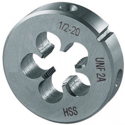 Filière, UNF, Filetage : UNF n° 10-32 pouces, Filets par 32 pouces, Ø extérieur x hauteur 20 x 7 mm