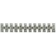 PVC - Barette de domino 12p2,5-6mm² - 2 SB (Par 10)