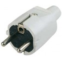 Prise , PVC, gris (Par 10)