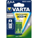 VARTA Pile Phonepower Accu T398 Mico/AAA/HR03,800mAh