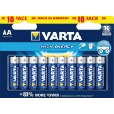 Piles High Energy 10x AA 2900mAh (Par 10)