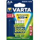 VARTA Piles rechargeables Professional R2U AA 4-er Blister