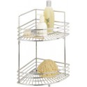 Wenko 16821100 Etagère d'Angle 2 Niveaux Modèle Milano