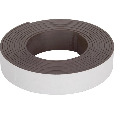 Bande magnétique ferrite 2.5m x 20.H 2.autocollante Contenu : 1