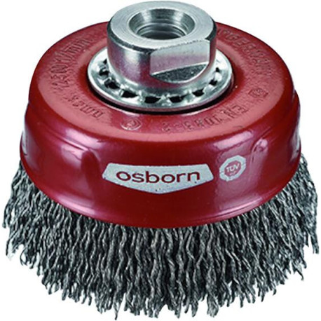 Brosse boisseau Xtreme acier 60x0.3mm ondulée Osborn