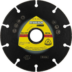 Disque à tronçonner diamanté DT 600 ACM Supra 115x1.3X22.23mm KLINGSPOR