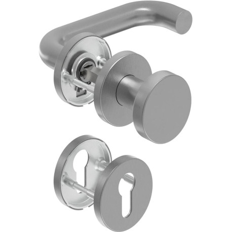 Poignée porte WE-Grt. ER 9 mm LS forme U. FS. PZ forme U. FS. PZ