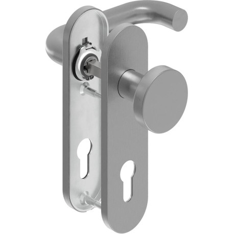 Poignée porte WE-Grt. ER 8 mm RS forme U. Court. PZ forme U. Court. PZ
