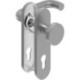 Poignée porte WE-Grt. ER 9 mm RS forme U. Raccord court. FS. PZ Forme en U. Court. FS. PZ