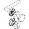 Poignée porte WE-Grt. ER 8 mm RS forme L. PZ forme L. PZ