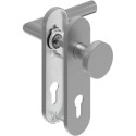 Poignée porte WE-Grt. ER 9 mm LS forme L. Court. FS. PZ forme L. Court. FS. PZ