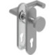 Poignée porte WE-Grt. ER 8 mm LS Forme L avec re. PZ forme L avec re. PZ